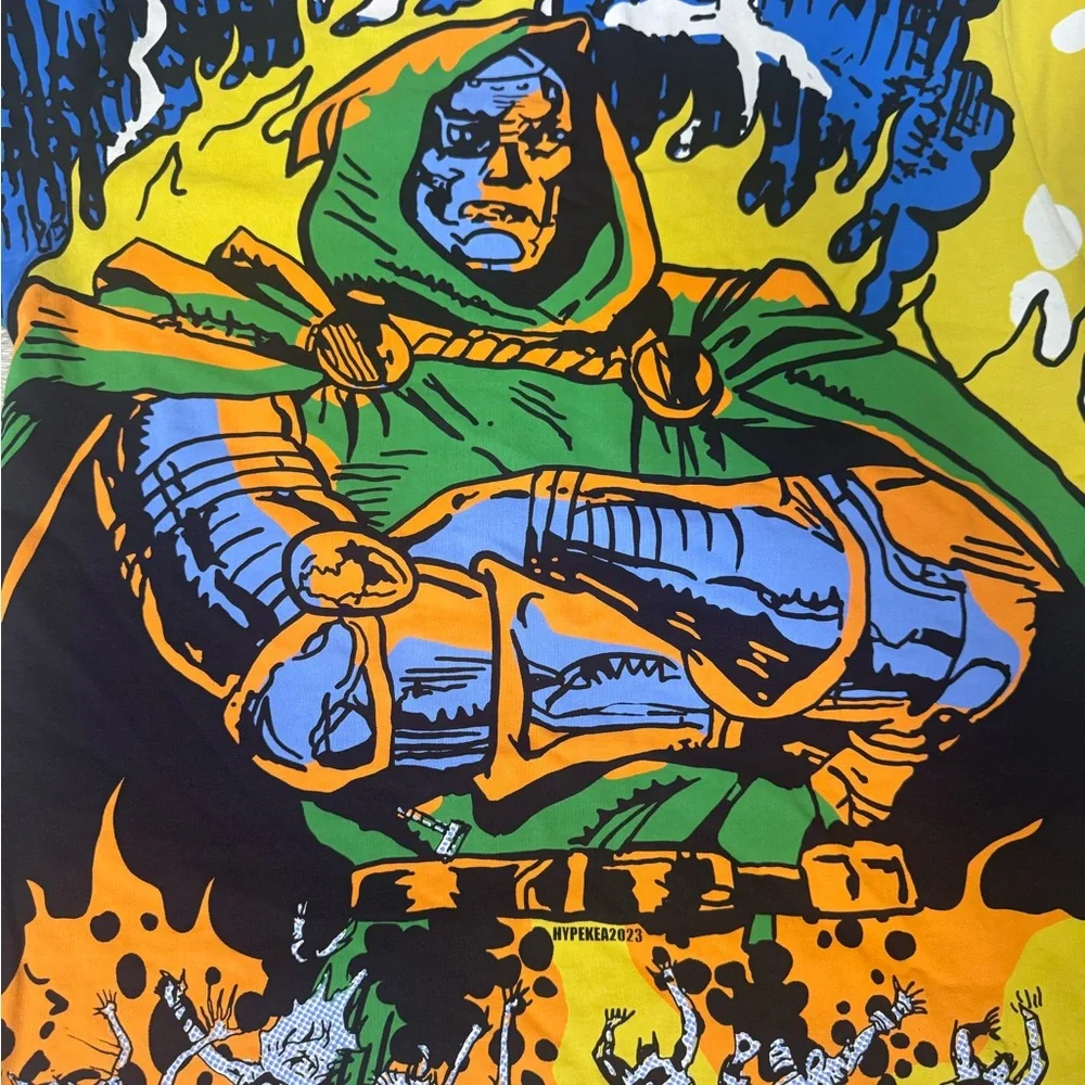 Hypekea DrDoom AOP 2023 T-shirt Mens M Rare y2k streetwear graphic Tee